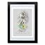 A4 framed & mounted (Grey)