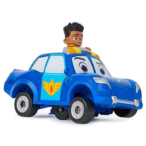 Disney Junior Firebuds, Jayden and Piston Toy Car with Pull Back Feature and Donut Drift Action, Kids Toys for Boys and Girls Ages 3 and Up