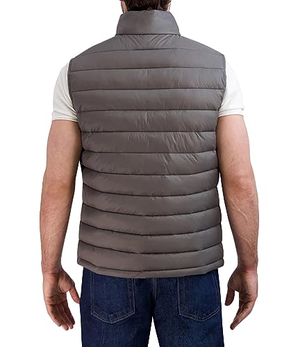 Image of Cole Haan Men's Quilted Puffer Vest With Chest Zip Pocket