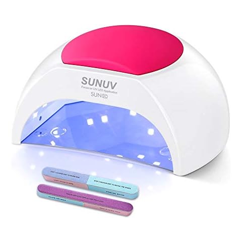 48W UV LED Gel Nail Lamp, JAHQ Quick-drying Polish nail dryer for Gel Nails with 10s 30s 60s 90s Timer, for Manicure/Pedicure, Home and Salon Cover