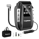 Gonflage Rapide: La pression gonflable maximale est de 150 psi. La pompe de pneu de voiture peut gonfler un pneu de voiture standard de taille moyenne en 3-5 minutes de 0 à 35 psi. Il vous permet de gonfler les pneus plus facilement et plus facilement en cas d'urgence.