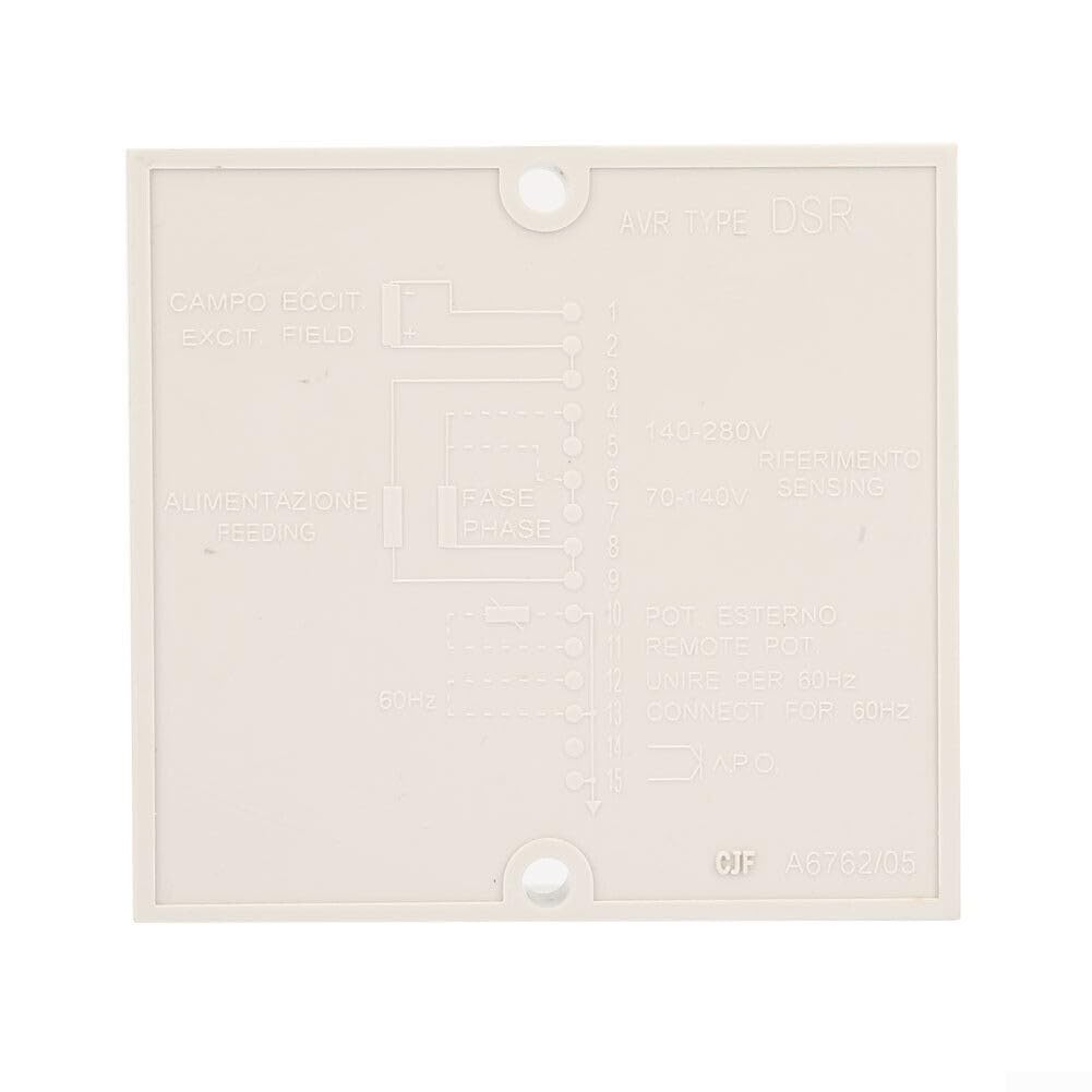 AVR Regulador de voltaje automático para generador Meccalte A6762/40-270VAC Sistema de control digital/Respuesta rápida con enlace PLC/Voltaje en tiempo real y monitor de frecuencia
