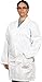 Utopia Wear Women Lab Coat 36" inch Long with Kick Pleat (White)