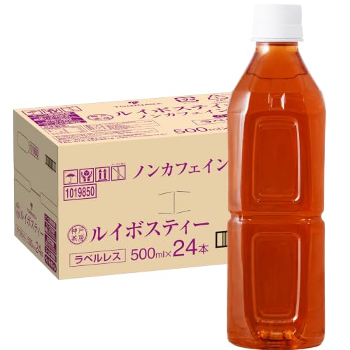 神戸茶房 ルイボスティー ペットボトル 500ml 24本 ラベルレス [ ノンカフェイン お茶 すっきり ]