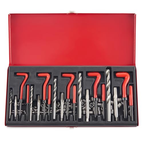 Orion Motor Tech Kit Riparazione Filettatura, 131 Pezzi, Metrici Interni M5-M12
