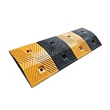 Matériau : Le ralentisseur est fabriqué en caoutchouc de qualité industrielle. Il est très résistant, indéformable et ne se fragilise pas et ne s'abîme pas facilement, même après une utilisation prolongée.