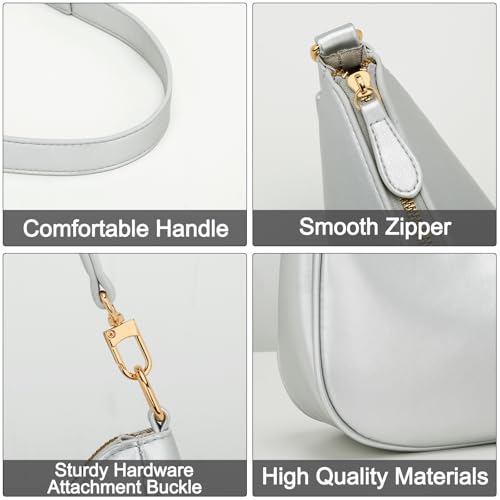 Image of KKXIU Shoulder Bag for Women Cute Hobo Purses and Handbags Retro Clutch Underarm Purse | Cute