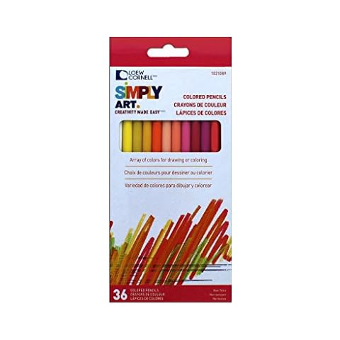 Loew Cornell LWC1021089 Simply Art Colored Pencils 36Pc Colored Pencils Cover