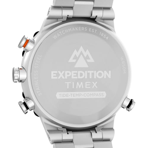 Montre Homme Expedition Timex Tide Temp Compass Cadran Bleu - 4