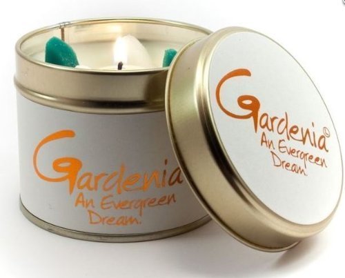 Lily-Flame Scented Candle in a presentation Tin - Gardenia
