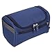 Produktbild Reiseaufbewahrungstasche, Aufbewahrungstasche für Rasierer, Professionelle Rasierer Reise Etui mit Aufhängehaken Kapazität Make Up Organizer Tasche für Rasierapparat/Shampoo/Handtuch (Dunkelblau)