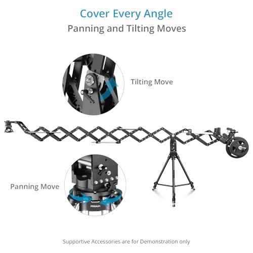 Image of PROAIM SJ30 Powermatic Scissor 17ft Motorized Camera Jib Crane, 30kg /66lb