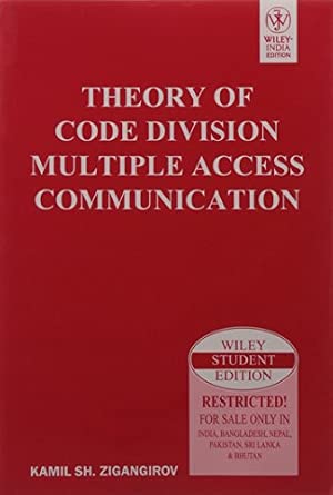 Theory of Code Division Multiple Access Communication book cover