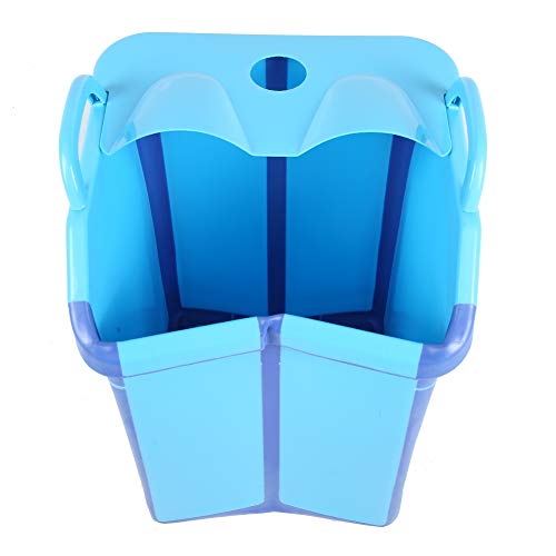 Baño de pies plegable portátil azul cielo miniatura 7