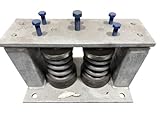 Industrial Spring Vibration Isolator, Steel Housing, Dual Springs for Chiller Support