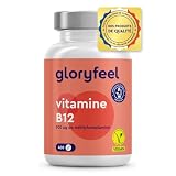 Vitamine B12 Méthylcobalamine 500µg par Dose, 400 Comprimés (+ 6 Mois), Hautement Dosée, Contribue à Réduire la Fatigue et Soutient le Système Nerveux, 100% Végétalien et Sans Additifs