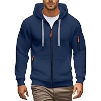 Sudadera Hombre con Capucha y Cremallera Sudaderas Hombres