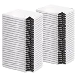 Paintechz 50 Pack Blank Standard Neoprene Can Coolers Bulk – Drink Sleeves for 12oz Cans & Bottles, Reusable Beer Soda Insulators, Perfect for DIY, Sublimation, HTV, Weddings, Gifts (White)
