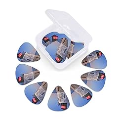 Médiator 3D en forme de phare de mer avec 12 médiators tendance et durables dans une boîte pour ukulélé guitare électrique basse - Les Beatles, Paul McCartney, John Lennon, RIngo Starr, George Harrison Médiator 3D en forme de phare de mer avec 12 médiators tendance et durables dans une boîte pour ukulélé guitare électrique basse – Image 6