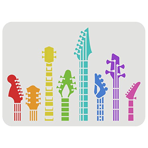 FINGERINSPIRE Guitar Neck Stencil