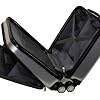 Rockland Revolution Hardside Rolling Computer Case, Carry-On, Silver