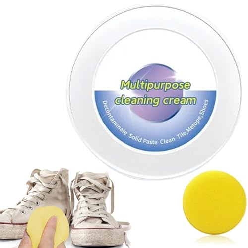 Crema para eliminar manchas | Limpiador multifuncional para eliminar manchas e iluminador para zapatos, crema multifuncional para eliminar manchas para cuero, tela, tapicería y más, A, Refer to - imagen 8