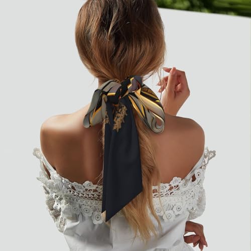 Gold Exquisite Dragonfly Long silk scarves are light and fashionable, suitable for autumn and winter, and are a great gift for women4