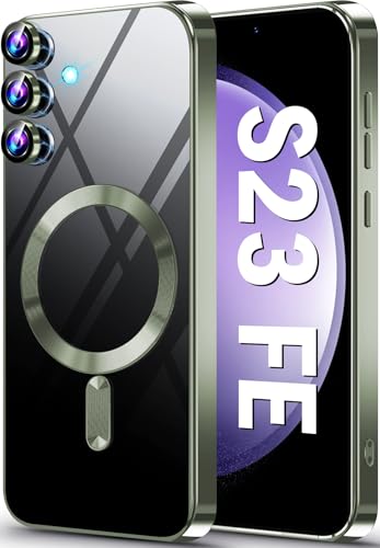 Coque magnétique pour Samsung Galaxy S23 FE 5G idéale pour charger en voiture