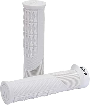 Sdg Components Thrice Oc Lock-On Grips White, 32.5Mm