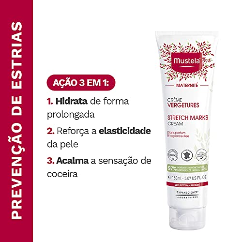 Mustela Maternité Kit Antiestrias: 2 Cremes Estrias Sem Fragrância 150Ml - Previne Estrias Com Ação