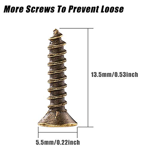 30 Pieces Large Wall Mounted Coat Hook Robe Hooks Cloth Hanger Coat Hanger Coat Hooks Rustic Hooks And 60 Pieces Screws For Bath Kitchen Garage Single Coat Hanger (Bronze) #TOP2
