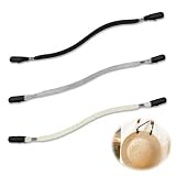 Wcawnlt Hutclip Hut Halter Clips Winddichte Halteclip Cap Retainer Mützenhalter für Angeln Golfen Segeln Reisen Camping, 3 Stück Huthalter Clip Set, Verstellbares Hutband Zubehör für Mützen Handtücher