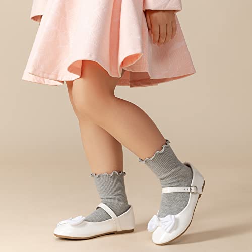 Trary Girls Dress Shoes, Bow Knot Mary Jane Girls Ballet Flats Party School Wedding Princess Shoes (Toddler/Little Kid/Big Kid) #TOP3