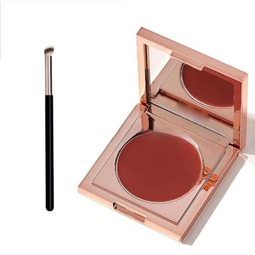 Image of Deep Orange Under Eye Colour Corrector Pot, Full Coverage Cream Concealer for Dark Circles, Waterproof Long Lasting Eye Brightener for Deep Skin Tones, Smooth Hydrating Makeup