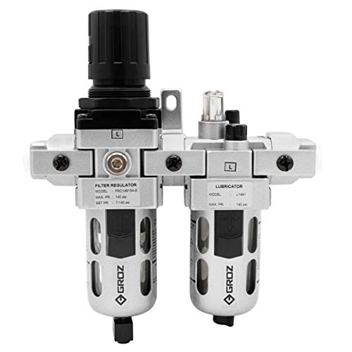 Régulateur de filtre à air Groz pour éviter l'humidité et protéger vos outils 1/4 NPT