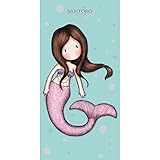 Material: 100% algodón Muñeca Sirena exclusiva toalla de playa de algodón 75 x 150 cm niña niña