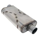 Black Widow Exhaust - Venom 300-3" Offset/Center BW004-P