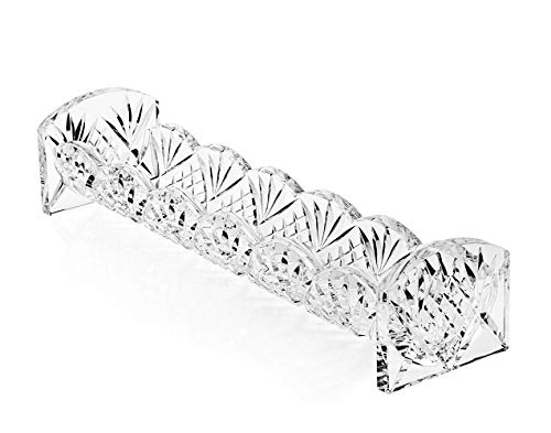 Godinger Dublin Cracker Tray, Snack Dish, Crystal Serving Tray for Crackers, Appetizers, Snacks & Entertaining - image 2