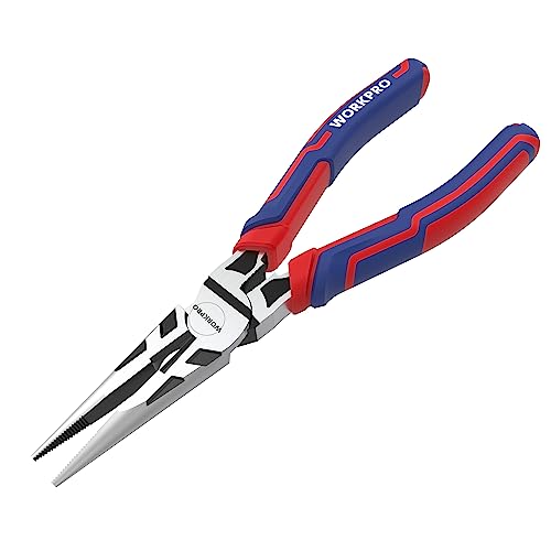 WORKPRO Premium 6” Needle Nose Pliers, Paper Clamp Precision by WORKPRO - Used condition - CA$14.83