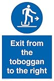 Salga del tobogan a la derecha