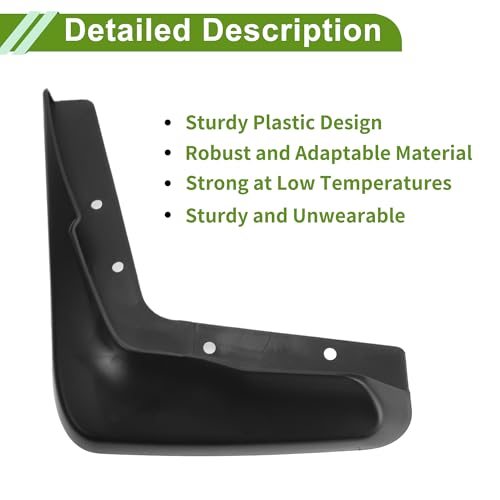 Image of Mud Flaps Splash Guards for Chrysler 300C 2013-2019 Front and Rear Mud Guards 1 Set