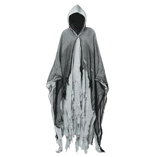 Costume d'Halloween à capuche style faucheuse pour triompher lors de votre prochain bal masqué