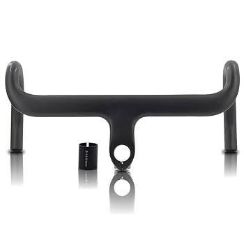 自転車　軽量　一体型　OROME ドロップハンドル　カーボン　380-100mm 自転車 軽量 一体型 OROME ドロップハンドル カーボン 380-100mm