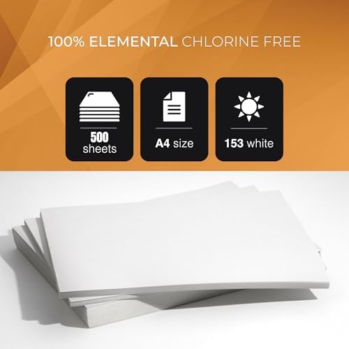 Roe Tenpo Multi-Purpose A4 Printer Paper, White, 500 Sheets – Compatible A4 Paper with Inkjet, Laser Printers & Copiers, Perfect for Home & Office Use (500 Sheets) - View 5