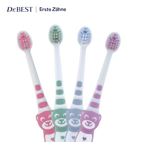 Dr.BEST Erste Zähne Zahnbürste, Weich (1 Stück), ab dem ersten Zahn, Farbe kann nicht ausgewählt werden