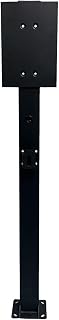 Parking Space Charging Column, Electric Vehicle Charger Pedestal Stand, with Back Panel and Hook, Compatible with 90% of Chargers on The Market