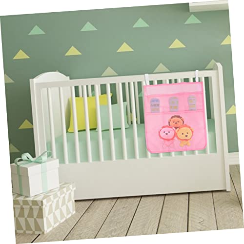 Hoement Berço Berço Rosa Brinquedos De Banho Do Bebê Sacos De Armazenamento Pendurado Saco Pendurado