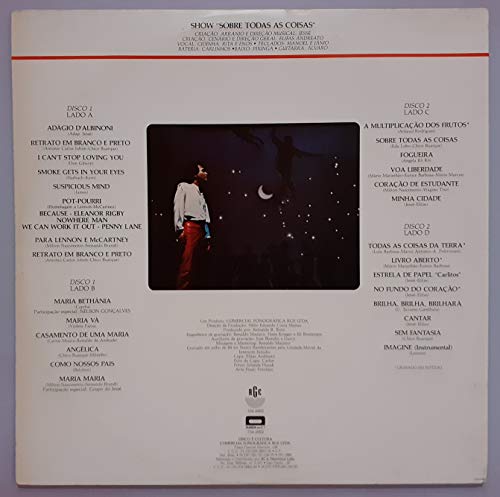 Jessé - Lp Sobre Todas as Coisas - Ao Vivo - 1984 - Duplo