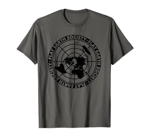It's Science Apparel Co. Flat Earth Society Flat Earth Conspiracy Science T-Shirt