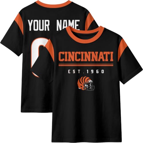 Image of T-Shirt Custom Crewneck Short Sleeve for Men Gifts | Custom T-Shirt Personalized Name and Number